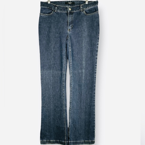 Weekend Max Mara Slightly Flared Denim Trousers Jeans Sz. 12 - Picture 4 of 13